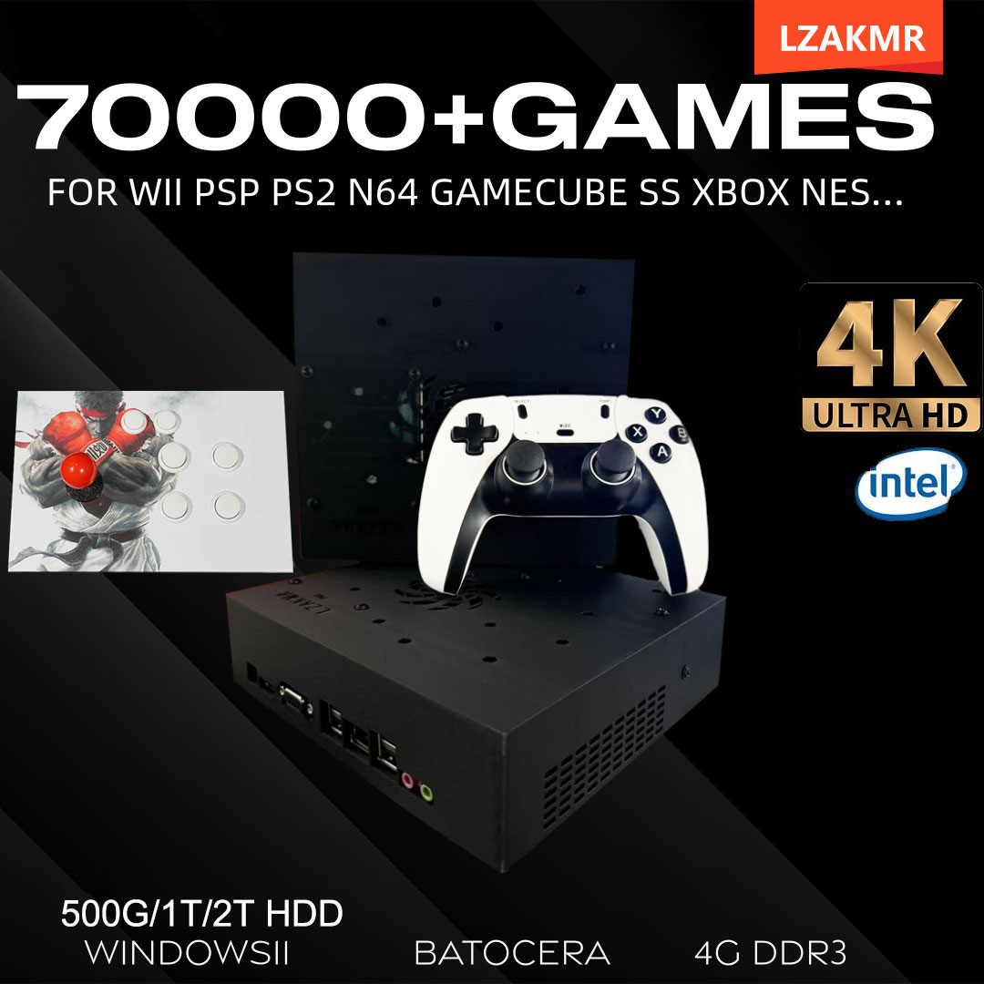 Retro Gaming N64 - Console de jogos retrô 70000 +
