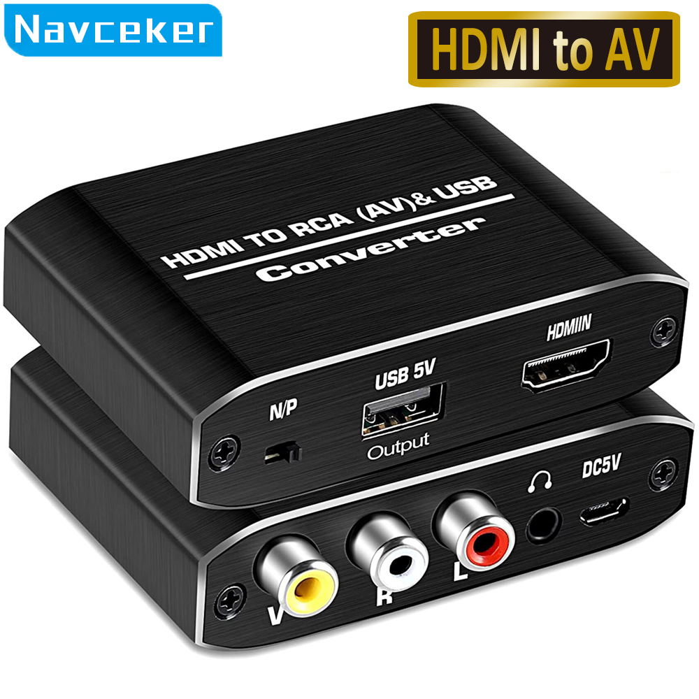 Navceker hdmi para av scaler a - Scart To Hdmi avaliação e preço